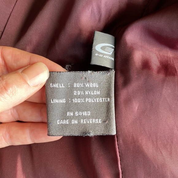 Kenneth Cole Reaction Wool Peacoat - Picture 7 of 8